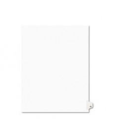 PREPRINTED LEGAL EXHIBIT SIDE TAB INDEX DIVIDERS, AVERY STYLE, 10-TAB, 75, 11 X 8.5, WHITE, 25/PACK, (1075)