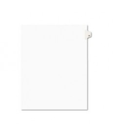 PREPRINTED LEGAL EXHIBIT SIDE TAB INDEX DIVIDERS, AVERY STYLE, 10-TAB, 77, 11 X 8.5, WHITE, 25/PACK, (1077)
