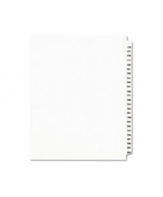 PREPRINTED LEGAL EXHIBIT SIDE TAB INDEX DIVIDERS, AVERY STYLE, 25-TAB, 176 TO 200, 11 X 8.5, WHITE, 1 SET, (1337)