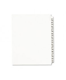 PREPRINTED LEGAL EXHIBIT SIDE TAB INDEX DIVIDERS, AVERY STYLE, 25-TAB, 351 TO 375, 11 X 8.5, WHITE, 1 SET, (1344)
