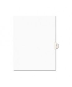 AVERY-STYLE PREPRINTED LEGAL SIDE TAB DIVIDER, EXHIBIT F, LETTER, WHITE, 25/PACK, (1376)