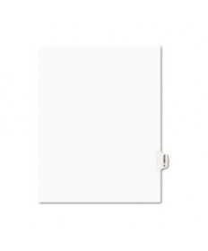 AVERY-STYLE PREPRINTED LEGAL SIDE TAB DIVIDER, EXHIBIT H, LETTER, WHITE, 25/PACK, (1378)