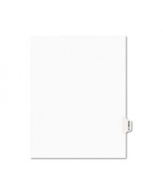 AVERY-STYLE PREPRINTED LEGAL SIDE TAB DIVIDER, EXHIBIT R, LETTER, WHITE, 25/PACK, (1388)