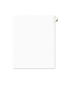 PREPRINTED LEGAL EXHIBIT SIDE TAB INDEX DIVIDERS, AVERY STYLE, 26-TAB, A, 11 X 8.5, WHITE, 25/PACK, (1401)