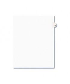 PREPRINTED LEGAL EXHIBIT SIDE TAB INDEX DIVIDERS, AVERY STYLE, 26-TAB, D, 11 X 8.5, WHITE, 25/PACK, (1404)