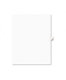 PREPRINTED LEGAL EXHIBIT SIDE TAB INDEX DIVIDERS, AVERY STYLE, 26-TAB, M, 11 X 8.5, WHITE, 25/PACK, (1413)