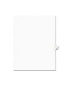 PREPRINTED LEGAL EXHIBIT SIDE TAB INDEX DIVIDERS, AVERY STYLE, 26-TAB, P, 11 X 8.5, WHITE, 25/PACK, (1416)