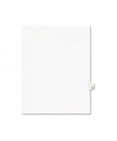 PREPRINTED LEGAL EXHIBIT SIDE TAB INDEX DIVIDERS, AVERY STYLE, 26-TAB, S, 11 X 8.5, WHITE, 25/PACK, (1419)