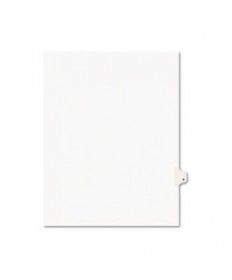 PREPRINTED LEGAL EXHIBIT SIDE TAB INDEX DIVIDERS, AVERY STYLE, 26-TAB, T, 11 X 8.5, WHITE, 25/PACK, (1420)