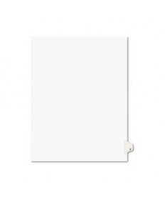PREPRINTED LEGAL EXHIBIT SIDE TAB INDEX DIVIDERS, AVERY STYLE, 26-TAB, Y, 11 X 8.5, WHITE, 25/PACK, (1425)