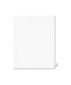 PREPRINTED LEGAL EXHIBIT SIDE TAB INDEX DIVIDERS, AVERY STYLE, 26-TAB, Z, 11 X 8.5, WHITE, 25/PACK, (1426)