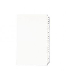 Avery-Style Legal Exhibit Side Tab Divider, Title: 26-50, 14 X 8 1/2, White
