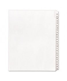 PREPRINTED LEGAL EXHIBIT SIDE TAB INDEX DIVIDERS, ALLSTATE STYLE, 25-TAB, 26 TO 50, 11 X 8.5, WHITE, 1 SET, (1702)