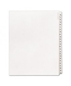 PREPRINTED LEGAL EXHIBIT SIDE TAB INDEX DIVIDERS, ALLSTATE STYLE, 25-TAB, 76 TO 100, 11 X 8.5, WHITE, 1 SET, (1704)