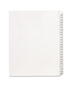 PREPRINTED LEGAL EXHIBIT SIDE TAB INDEX DIVIDERS, ALLSTATE STYLE, 25-TAB, 126 TO 150, 11 X 8.5, WHITE, 1 SET, (1706)