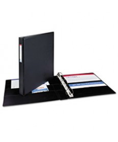 DURABLE NON-VIEW BINDER WITH DURAHINGE AND EZD RINGS, 3 RINGS, 1" CAPACITY, 11 X 8.5, BLACK, (8302)