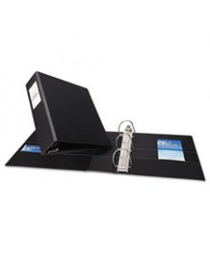 DURABLE NON-VIEW BINDER WITH DURAHINGE AND EZD RINGS, 3 RINGS, 3" CAPACITY, 11 X 8.5, BLACK, (8702)