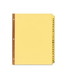 Preprinted Laminated Tab Dividers W/gold Reinforced Binding Edge, 25-Tab, Letter
