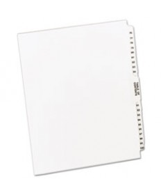 PREPRINTED LEGAL EXHIBIT SIDE TAB INDEX DIVIDERS, AVERY STYLE, 26-TAB, 76 TO 100, 11 X 8.5, WHITE, 1 SET