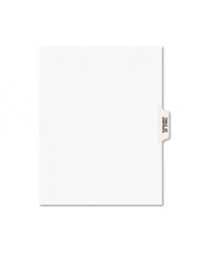 PREPRINTED LEGAL EXHIBIT SIDE TAB INDEX DIVIDERS, AVERY STYLE, 25-TAB, TABLE OF CONTENTS, 11 X 8.5, WHITE, 25/PACK