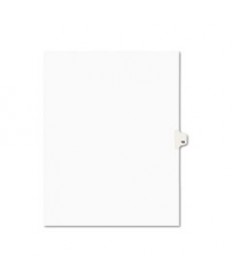 PREPRINTED LEGAL EXHIBIT SIDE TAB INDEX DIVIDERS, AVERY STYLE, 10-TAB, 13, 11 X 8.5, WHITE, 25/PACK
