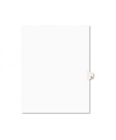 PREPRINTED LEGAL EXHIBIT SIDE TAB INDEX DIVIDERS, AVERY STYLE, 10-TAB, 15, 11 X 8.5, WHITE, 25/PACK