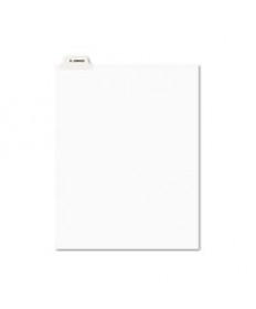 Avery-Style Preprinted Legal Bottom Tab Divider, Exhibit E, Letter, White, 25/pk