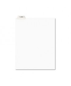 Avery-Style Preprinted Legal Bottom Tab Divider, Exhibit J, Letter, White, 25/pk