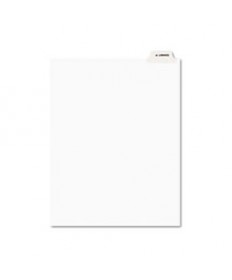 Avery-Style Preprinted Legal Bottom Tab Dividers, Exhibit P, Letter, 25/pack