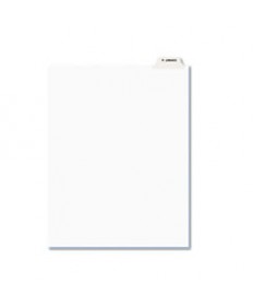 Avery-Style Preprinted Legal Bottom Tab Dividers, Exhibit U, Letter, 25/pack