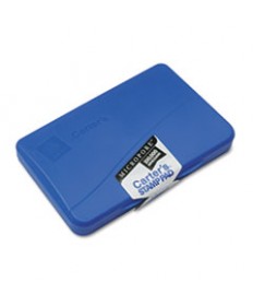 PRE-INKED MICROPORE STAMP PAD, 4.25 X 2.75, BLUE