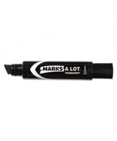 MARKS A LOT EXTRA-LARGE DESK-STYLE PERMANENT MARKER, EXTRA-BROAD CHISEL TIP, BLACK