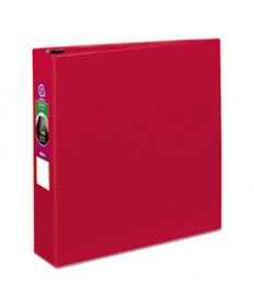 DURABLE NON-VIEW BINDER WITH DURAHINGE AND SLANT RINGS, 3 RINGS, 2" CAPACITY, 11 X 8.5, RED