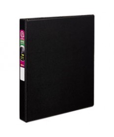 DURABLE NON-VIEW BINDER WITH DURAHINGE AND SLANT RINGS, 3 RINGS, 1" CAPACITY, 11 X 8.5, BLACK