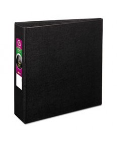 DURABLE NON-VIEW BINDER WITH DURAHINGE AND SLANT RINGS, 3 RINGS, 3" CAPACITY, 11 X 8.5, BLACK