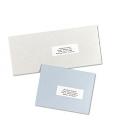 COPIER MAILING LABELS, COPIERS, 1 X 2.81, WHITE, 33/SHEET, 250 SHEETS/BOX