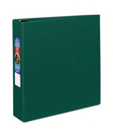 HEAVY-DUTY NON-VIEW BINDER WITH DURAHINGE AND ONE TOUCH EZD RINGS, 3 RINGS, 1" CAPACITY, 11 X 8.5, RED