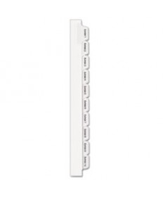 PREPRINTED LEGAL EXHIBIT SIDE TAB INDEX DIVIDERS, ALLSTATE STYLE, 25-TAB, EXHIBIT 1 TO EXHIBIT 25, 11 X 8.5, WHITE, 1 SET