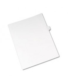 PREPRINTED LEGAL EXHIBIT SIDE TAB INDEX DIVIDERS, ALLSTATE STYLE, 26-TAB, J, 11 X 8.5, WHITE, 25/PACK