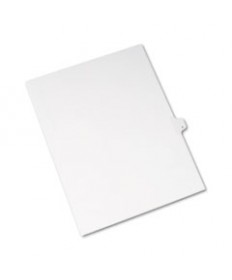 PREPRINTED LEGAL EXHIBIT SIDE TAB INDEX DIVIDERS, ALLSTATE STYLE, 26-TAB, P, 11 X 8.5, WHITE, 25/PACK