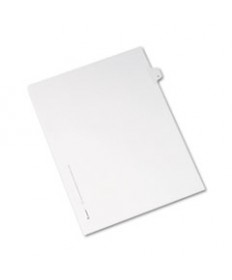 PREPRINTED LEGAL EXHIBIT SIDE TAB INDEX DIVIDERS, ALLSTATE STYLE, 26-TAB, V, 11 X 8.5, WHITE, 25/PACK