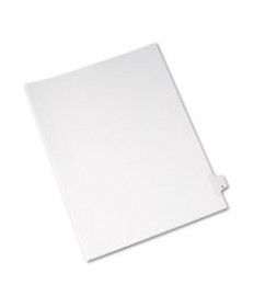 PREPRINTED LEGAL EXHIBIT SIDE TAB INDEX DIVIDERS, ALLSTATE STYLE, 26-TAB, X, 11 X 8.5, WHITE, 25/PACK