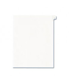 PREPRINTED LEGAL EXHIBIT SIDE TAB INDEX DIVIDERS, ALLSTATE STYLE, 10-TAB, 1, 11 X 8.5, WHITE, 25/PACK