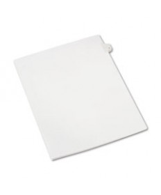 PREPRINTED LEGAL EXHIBIT SIDE TAB INDEX DIVIDERS, ALLSTATE STYLE, 10-TAB, 4, 11 X 8.5, WHITE, 25/PACK