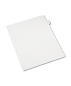 PREPRINTED LEGAL EXHIBIT SIDE TAB INDEX DIVIDERS, ALLSTATE STYLE, 10-TAB, 5, 11 X 8.5, WHITE, 25/PACK