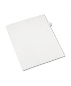 PREPRINTED LEGAL EXHIBIT SIDE TAB INDEX DIVIDERS, ALLSTATE STYLE, 10-TAB, 7, 11 X 8.5, WHITE, 25/PACK