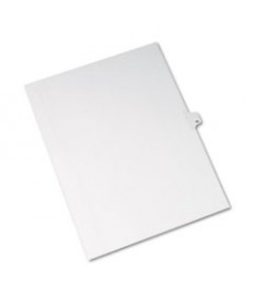 PREPRINTED LEGAL EXHIBIT SIDE TAB INDEX DIVIDERS, ALLSTATE STYLE, 10-TAB, 13, 11 X 8.5, WHITE, 25/PACK