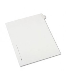 PREPRINTED LEGAL EXHIBIT SIDE TAB INDEX DIVIDERS, ALLSTATE STYLE, 10-TAB, 24, 11 X 8.5, WHITE, 25/PACK