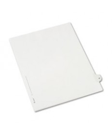 PREPRINTED LEGAL EXHIBIT SIDE TAB INDEX DIVIDERS, ALLSTATE STYLE, 10-TAB, 29, 11 X 8.5, WHITE, 25/PACK