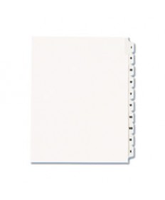 PREPRINTED LEGAL EXHIBIT SIDE TAB INDEX DIVIDERS, ALLSTATE STYLE, 10-TAB, I TO X, 11 X 8.5, WHITE, 1 SET